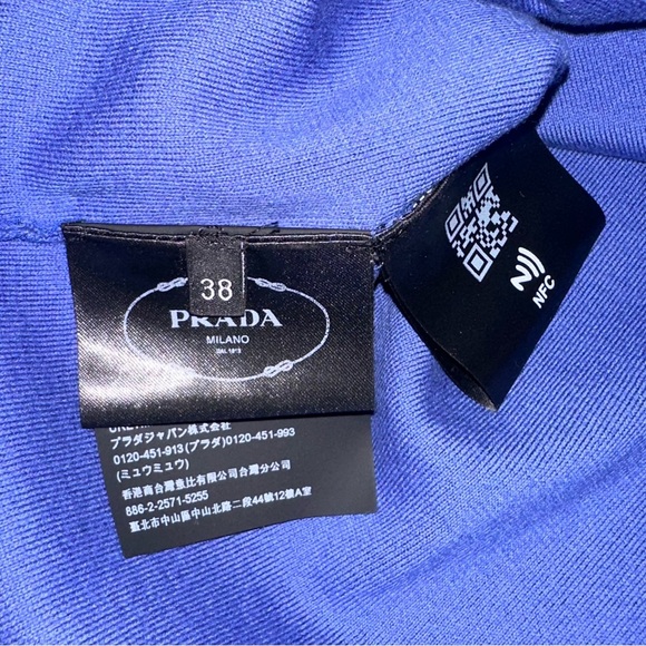 Prada Blue Crop Top - Picture 2 of 4